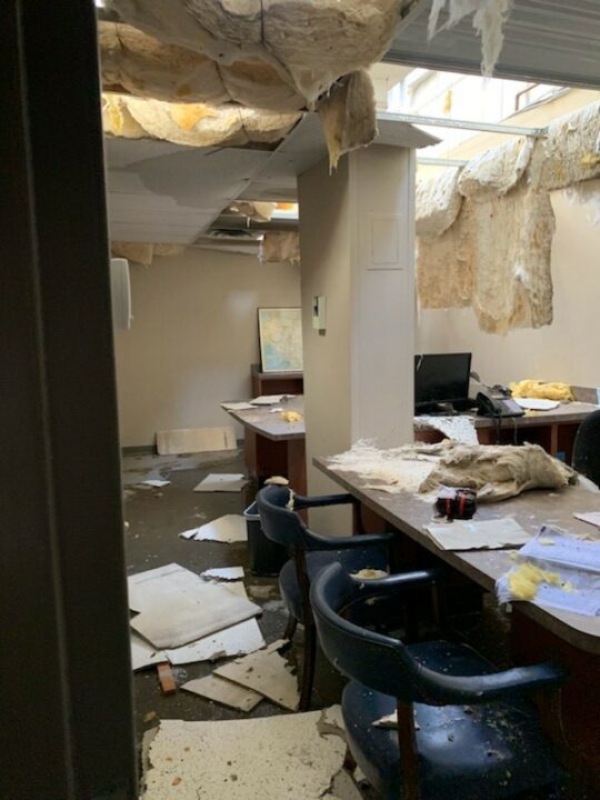 North Dallas: Interstate Restoration. Tornado damage.