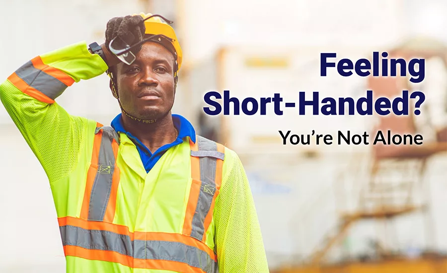 man in reflective vest