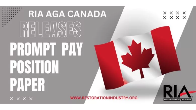 RIA AGA Canada Prompt Pay Position Paper