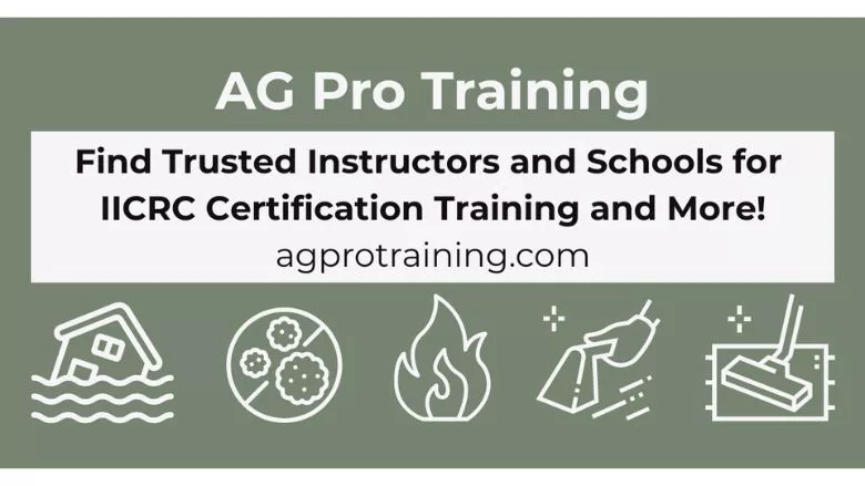 AG Pro Training Offers IICRC Certifications and More