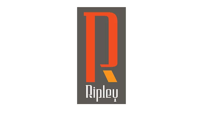 Ripley PR logo with grey background