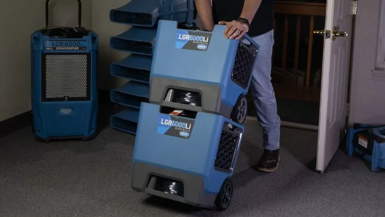 Ultra-Portable Dri-Eaz® LGR 5000Li Dehumidifier