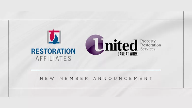 United Property Restoration Services Joins Restoration Affiliates