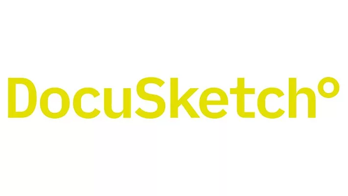 DocuSketch Full Logo Yellow
