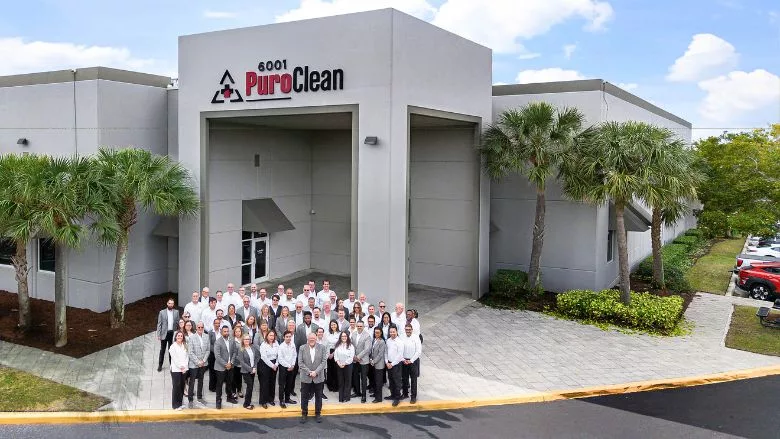PuroClean Team at HQ in Tamarac Florida