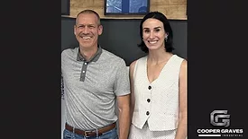 C Cooper and R Graves with CGI Logo