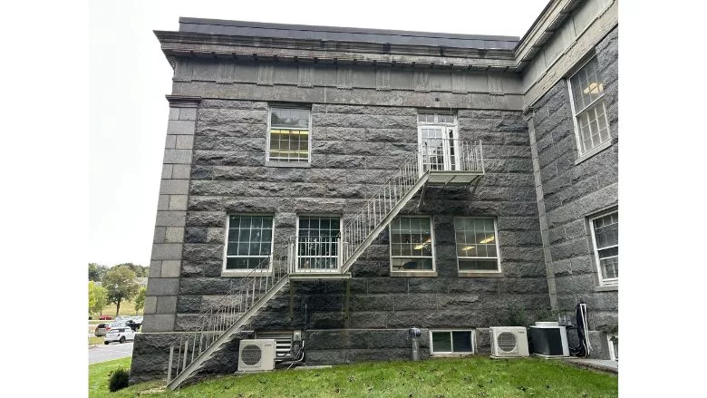 Photo of County Courthouse side Stairwell