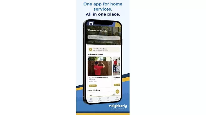 Neighborly Launches One App for Home Services.jpg Neighborly Launches One App for Home Services Image on Phone