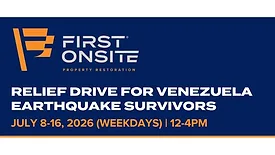 First Onsite and CAI Southeast Flyer for Donations for Venezuela