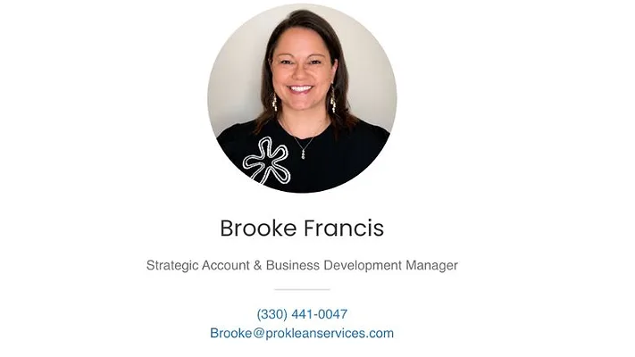 ProKlean Services Welcomes Brooke Francis as Strategic Account & Business Development Manager.jpg ProKlean Services Welcomes Brooke Francis as its Strategic Account & Business Development Manager