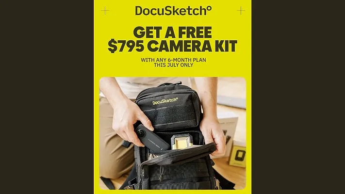 DocuSketch Limited Time Offer FREE 360 camera with purchase of six month plan.jpg DocuSketch Limited time offer