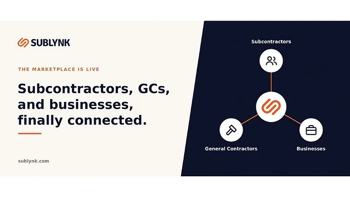 Sublynk Market Place is LIVE.jpg Sublynk launches Marketplace for contractors