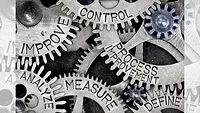 Metal Wheel Concept Metal Gears with words printed on them