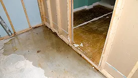 unfinished home restoration