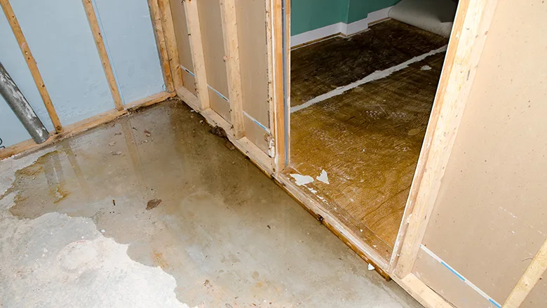 unfinished home restoration