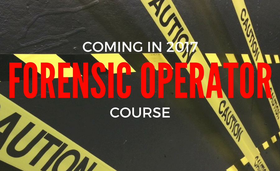forensic operator course