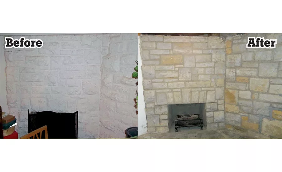 Vapor blast system with coal slag