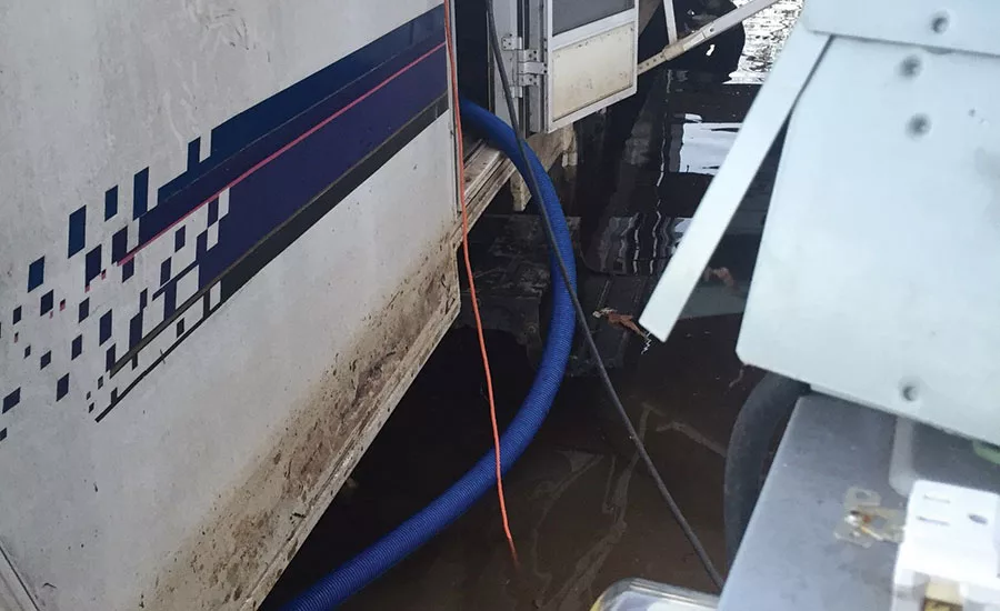 Water and flood damage disaster cleanup