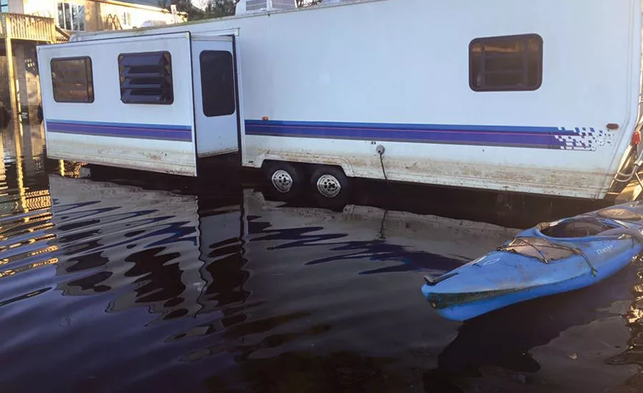 Water and flood damage disaster cleanup