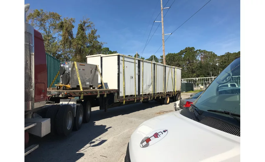 One key to successfully completing this CAT loss on time was the availability of equipment.