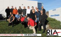 RIA Certified Restorer Class 2016 Chicago