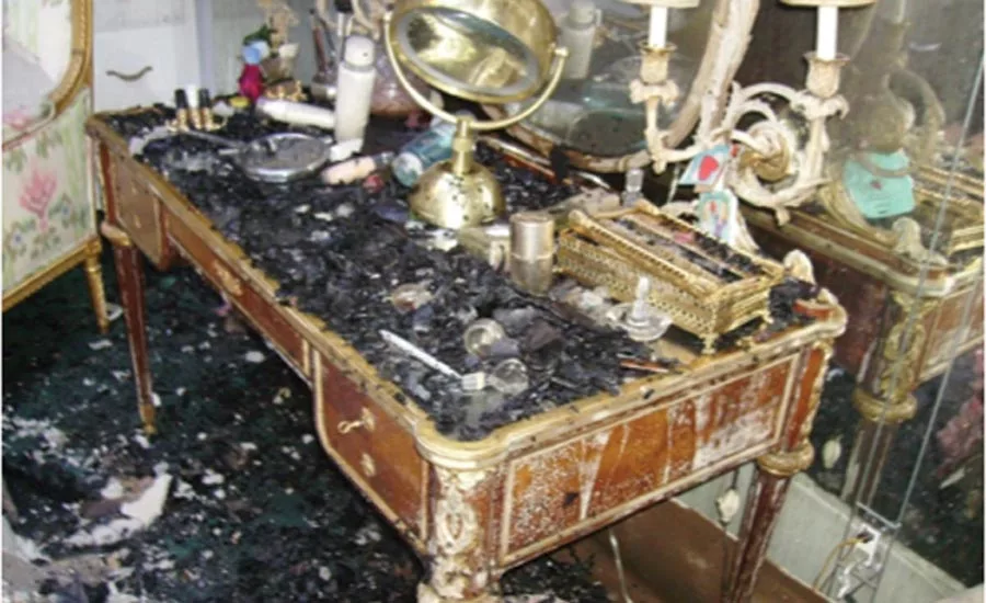 Inexperienced contents companies might deem this item a total loss, with a replacement cost $17,000.