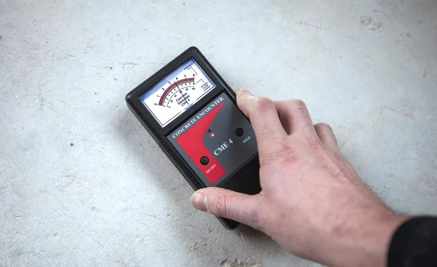 Moisture content test