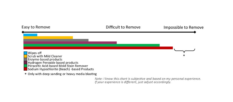 mold stain removal