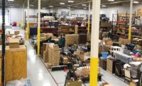 A high-up look at just a small part of this franchise’s 50,000 square foot facility.