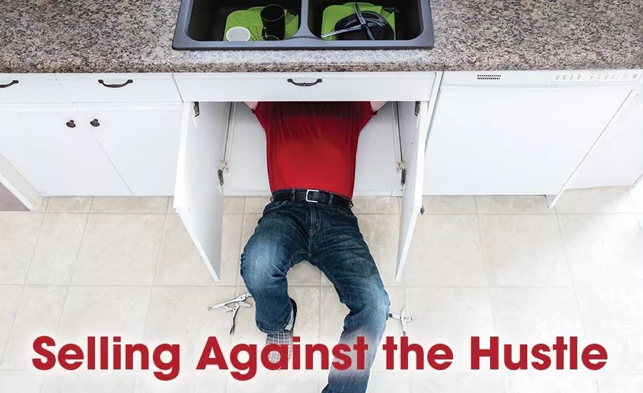Selling against the hustle