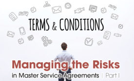 Managing risks in service agreements