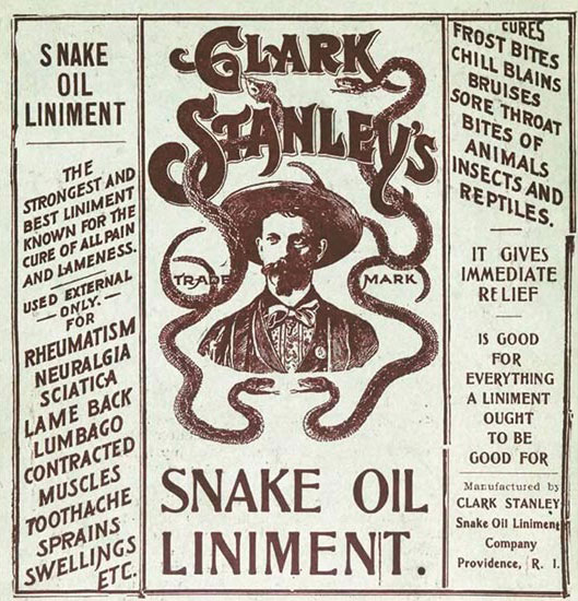 Snake Oil Sales