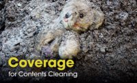 Coverage for contents cleaning