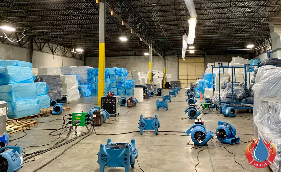 Mattress Warehouse Fire