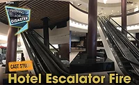 hotel escalator fire hotel escalator fire