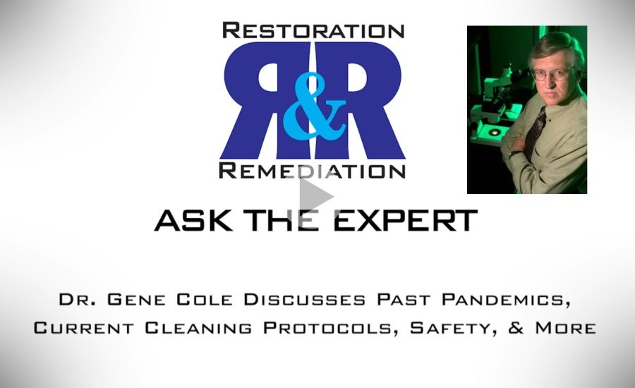Dr. Gene Cole Discusses Past Pandemics, Current Cleaning Protocols