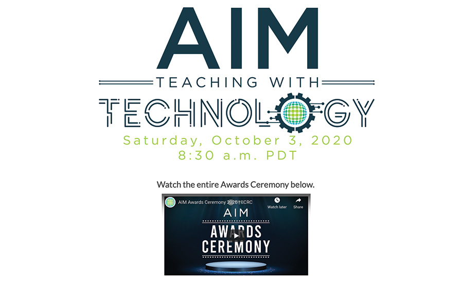 AIM awards ceremony