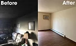 fire damaged apartment