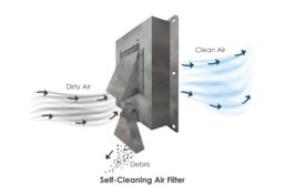 self cleaning air filter