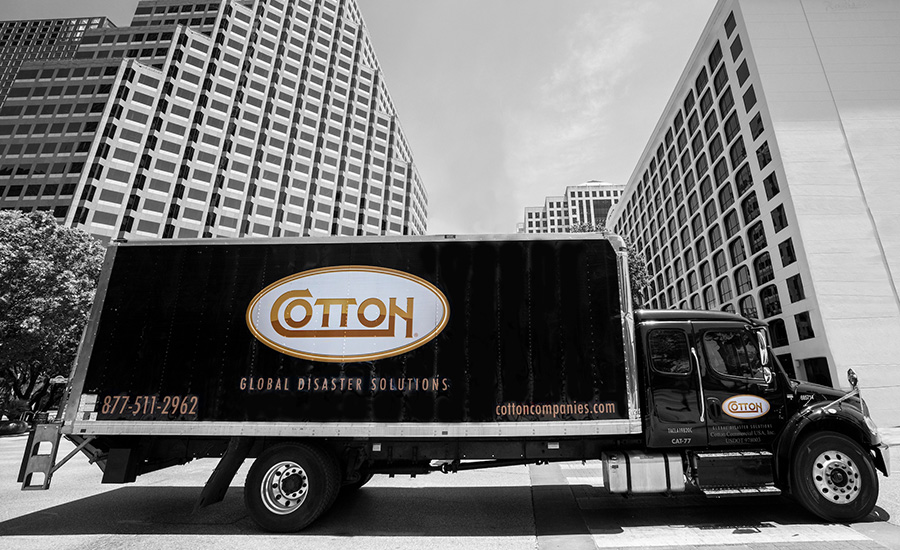 a Cotton truck in Austin