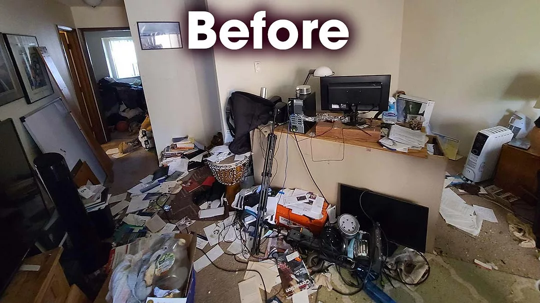 restoring a hoarder home