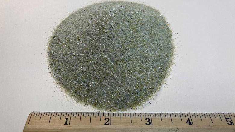 Crushed Glass Blast Media - Eco-Friendly Abrasive