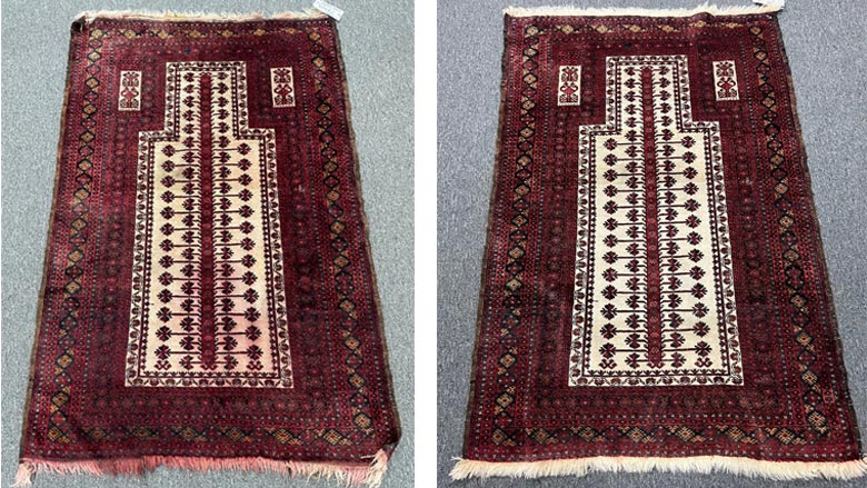 Baluchi handwoven wool rug