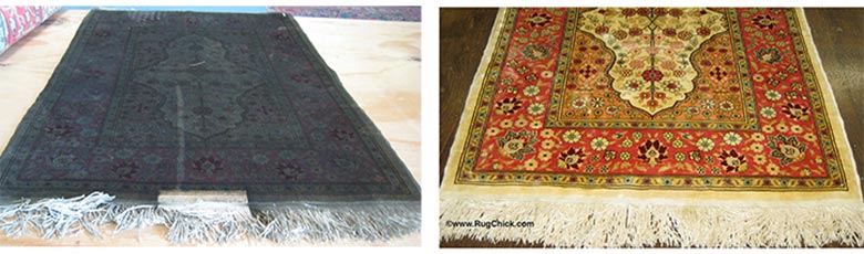 Turkish Hereke handwoven silk rug