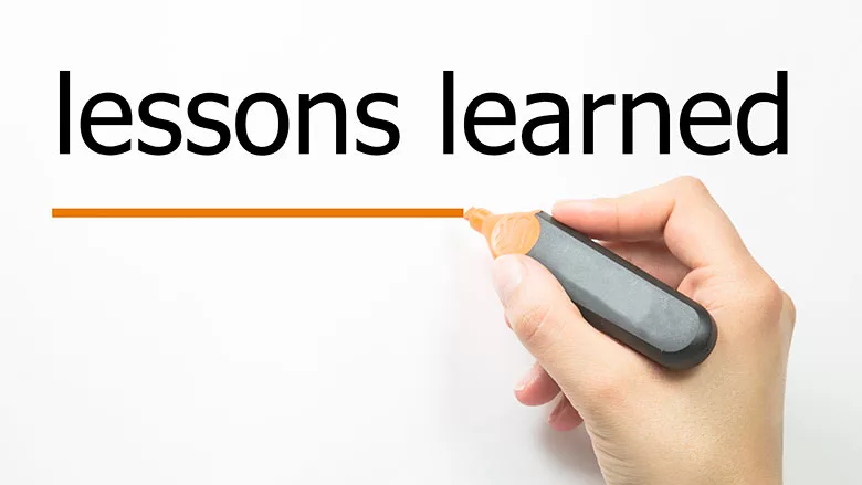 lessons learned