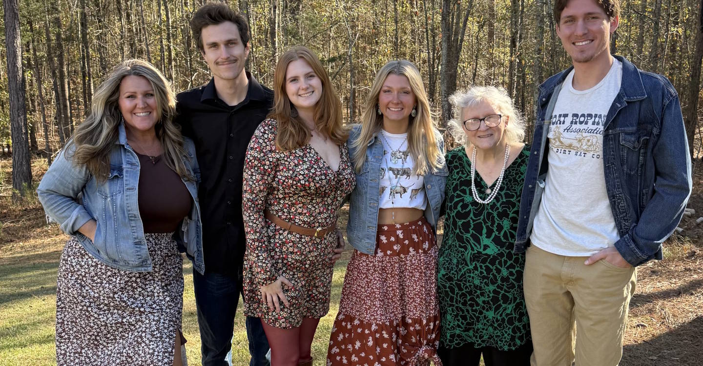 Meredith with her family