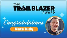 Trailblazer Award winner Nate Judy Trailblazer Award winner Nate Judy