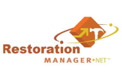 restoration management logo mobile app