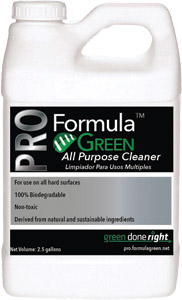 formula green all purpose clener