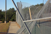 fence broken high school